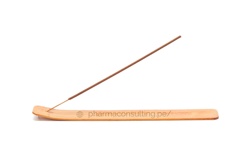 incense on a white background